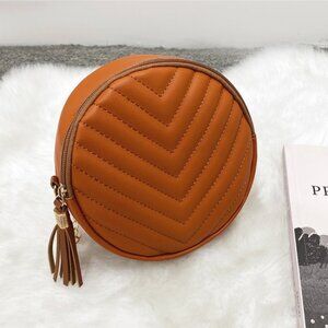 Chevron Crossbody Bag Striped Shoulder Bag Fashionable Purse Trendy Handbag
